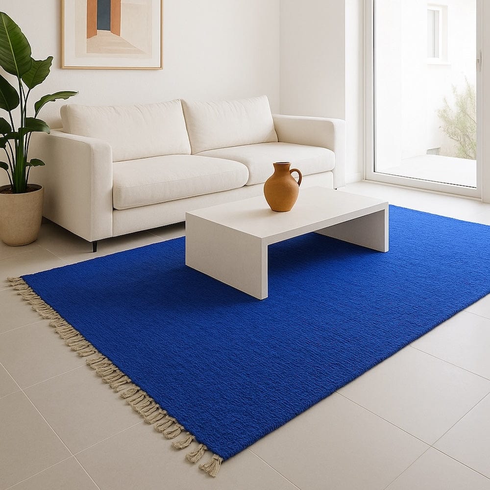 Portuguese Handmade Rug - Blue