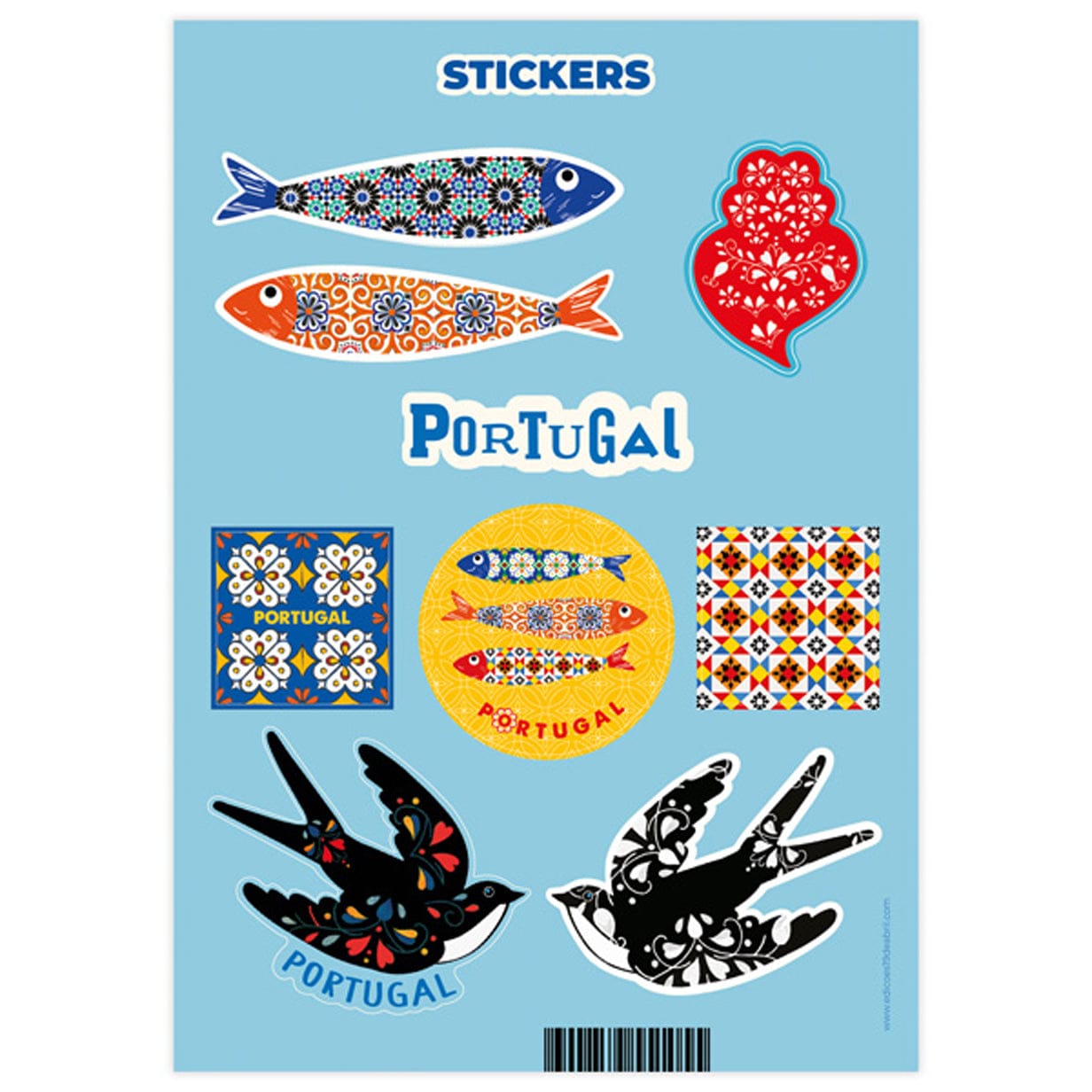 Portuguese Icons Sticker Sheet