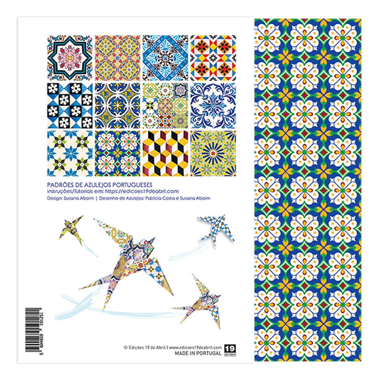 Portuguese Origami Sheets – Swallows & Butterflies