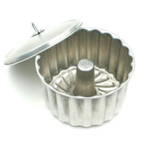Portuguese Pudding Aluminium Mold with Lid