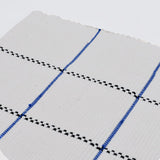 Recycled Cotton Placemat – Off-white and Blue