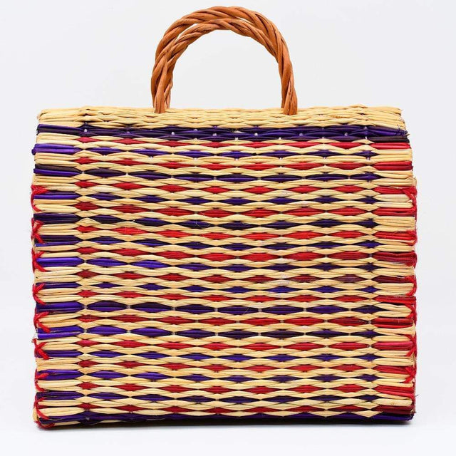 Reed Basket 11.8'' - Multicolor