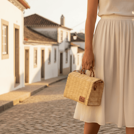 Reed Shopping Bag - 8.7'' - Natural