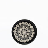 Renda I Handmade Ceramic Bread / Butter Plate - Black Motif 1