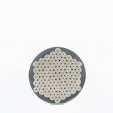 Renda I Handmade Ceramic Bread / Butter Plate - Grey Motif 3