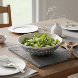 Renda I Handmade Ceramic Salad bowl - Blue