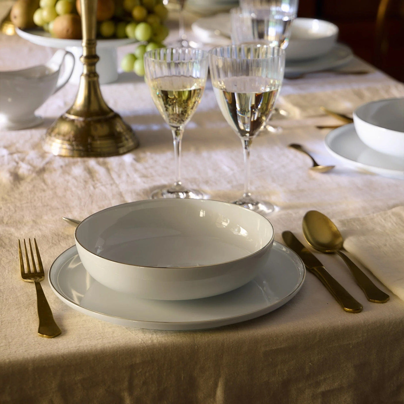 Resonance I Porcelain Soup/Pasta Plate