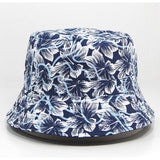 Reversible Cotton Bucket Hat – Blue