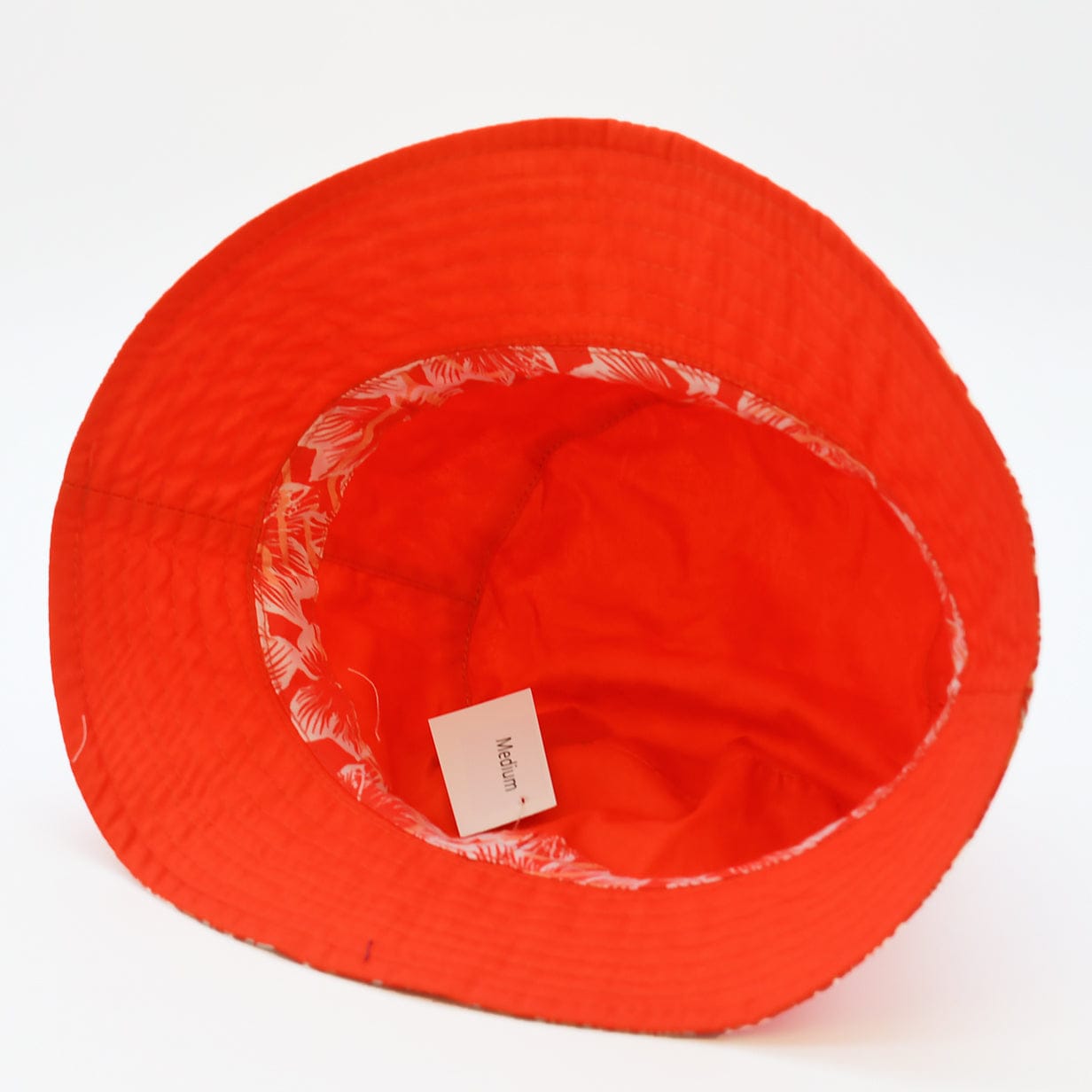 Reversible Cotton Bucket Hat – Red