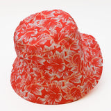 Reversible Cotton Bucket Hat – Red
