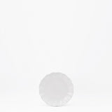 Rosa I Fine Stoneware Bread Plate - White