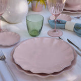 Rosa I Fine Stoneware Dinner Plate - Pink