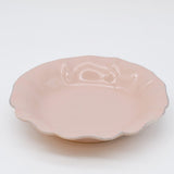 Rosa I Fine Stoneware Pasta Plate - Pink