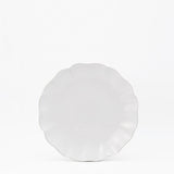 Rosa I Fine Stoneware Pasta Plate - White