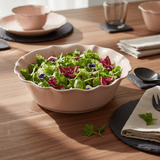 Rosa I Fine Stoneware Salad Bowl - Pink
