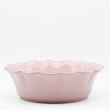 Rosa I Fine Stoneware Salad Bowl - Pink