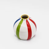 Round Ceramic Vase - Multicolored