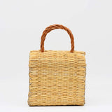 Sac en jonc 18cm - Naturel
