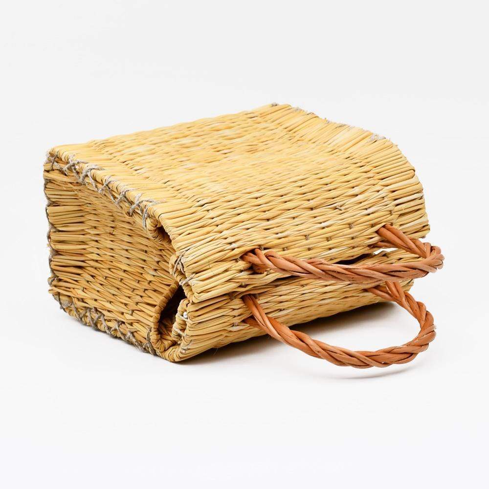 Sac en jonc 18cm - Naturel