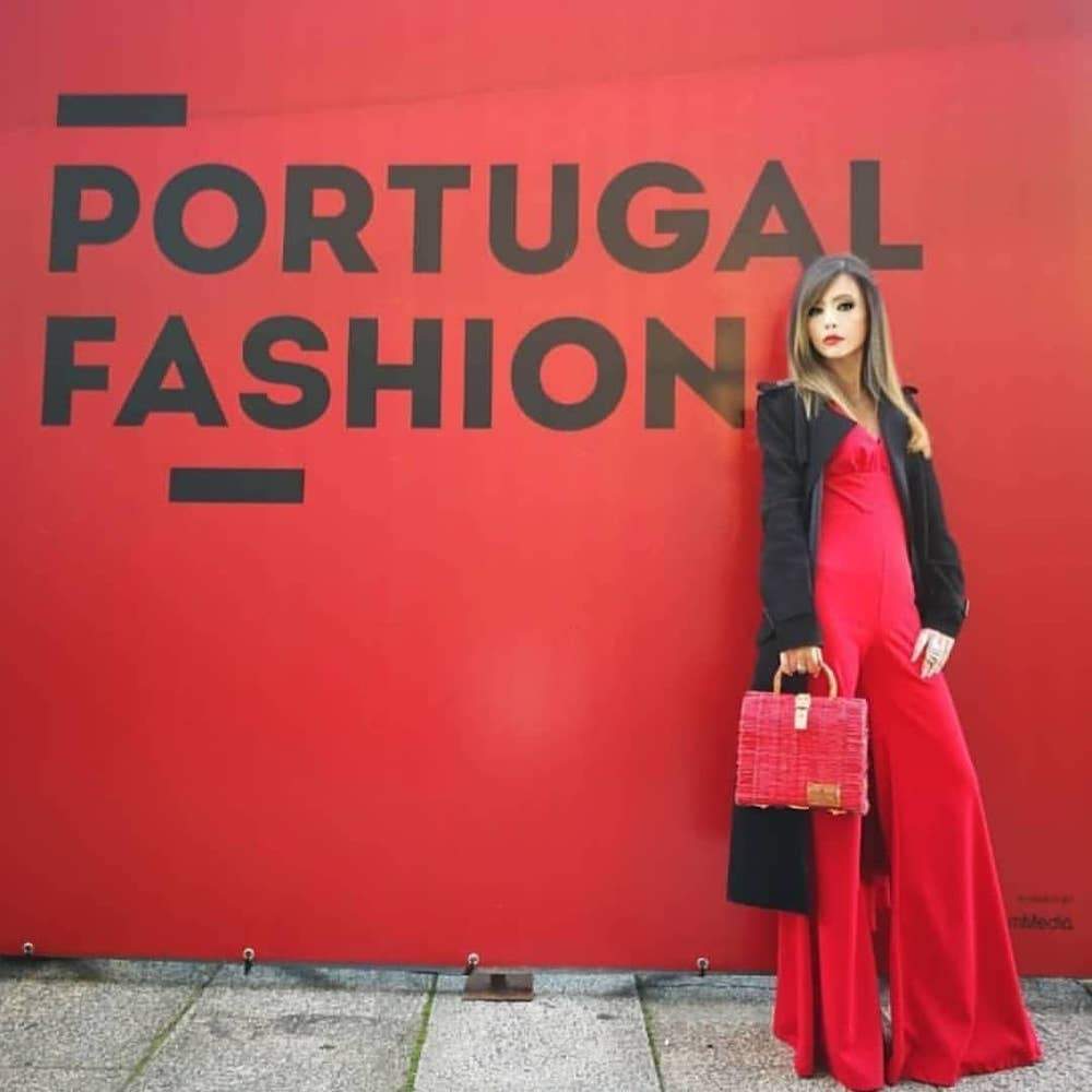 Sac en jonc rouge artisanal du Portugal I Tendance mode Sac cabas en jonc 33cm - Rouge