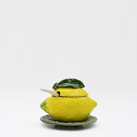 Saladier en forme de citron I Vaisselle artisanale du Portugal Sucrier en céramique en forme de citron