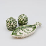 Salière et poivrière en céramique de Coimbra