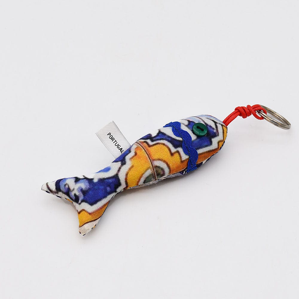 Sardine-Shaped Keychain - Azulejos