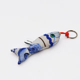Sardine-Shaped Keychain - Azulejos
