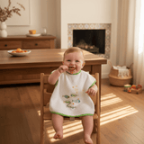 Sardinhas I Cotton Bib Apron - Green