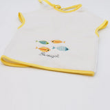 Sardinhas I Cotton Bib Apron - Yellow
