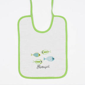 Sardinhas I Cotton Bib - Green