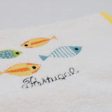 Sardinhas I Cotton Bib - Yellow
