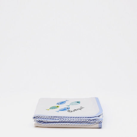 Sardinhas I Cotton Comforter - Blue