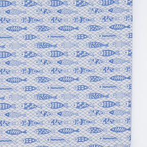 Sardinhas I Cotton Tablecloth - Blue