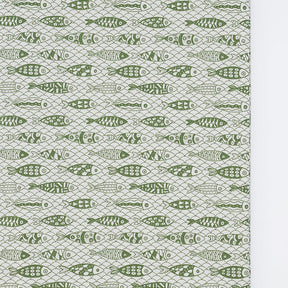 Sardinhas I Cotton Tablecloth - Green