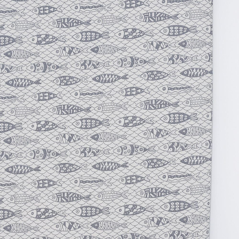 Sardinhas I Cotton Tablecloth - Grey