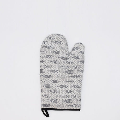 Sardinhas I Oven Mitt - Grey