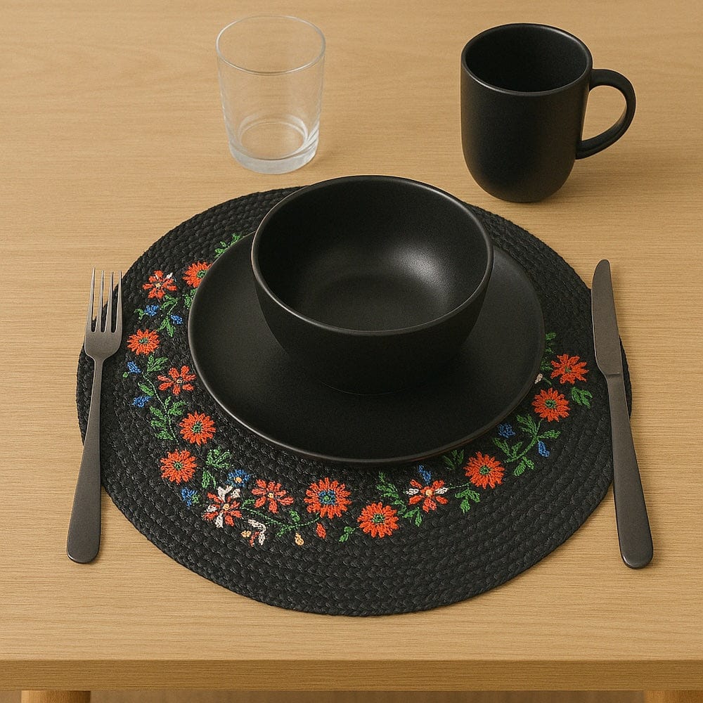 Set de table en fibres naturelles recyclées