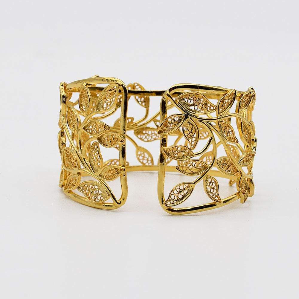 Silver Filigree Cuff bracelet - Luisa Paixao | USA