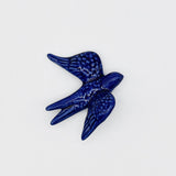 Small Ceramic Swallows - 20 colors Cobalt Blue