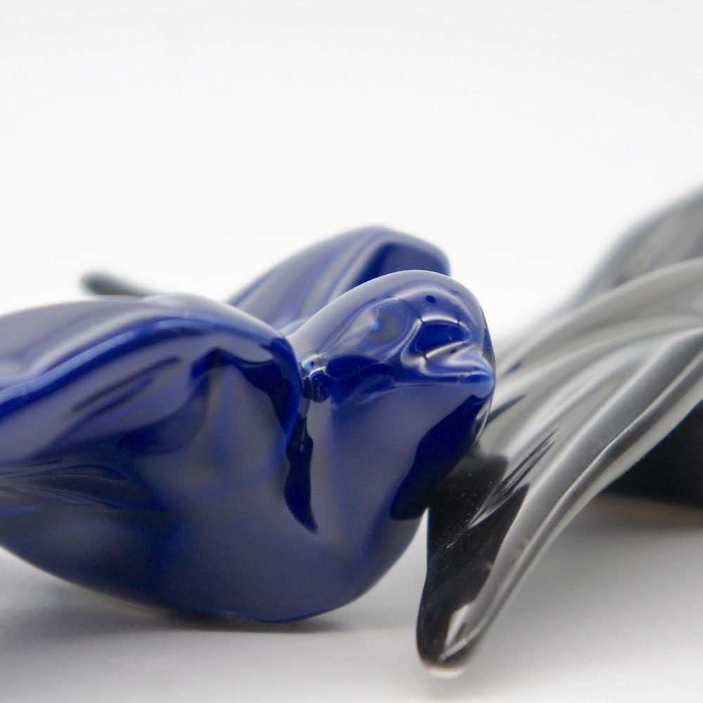 Smooth Ceramic Swallow - White 5.5"