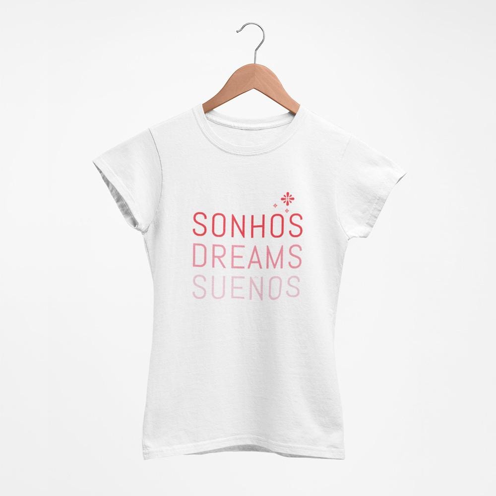 Sonhos I Women's T-shirt - White - Luisa Paixao | USA