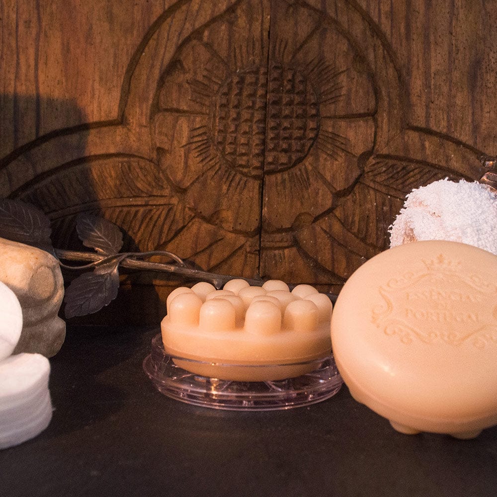 Soothing massage soap with chamomile