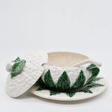 Soupière en céramique en forme de chou fleur