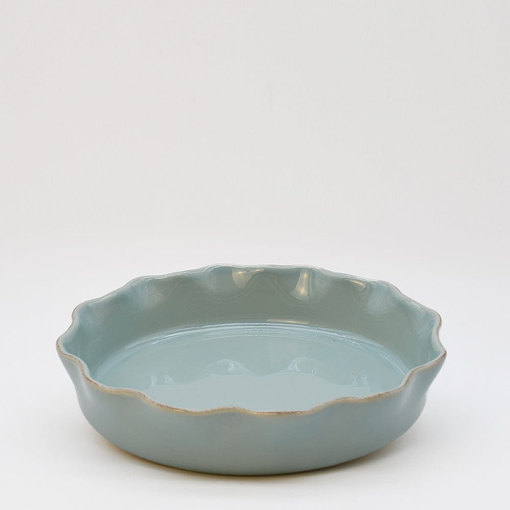 Stoneware Baking Dish with Cork Base - White