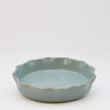 Stoneware Baking Dish with Cork Base - White