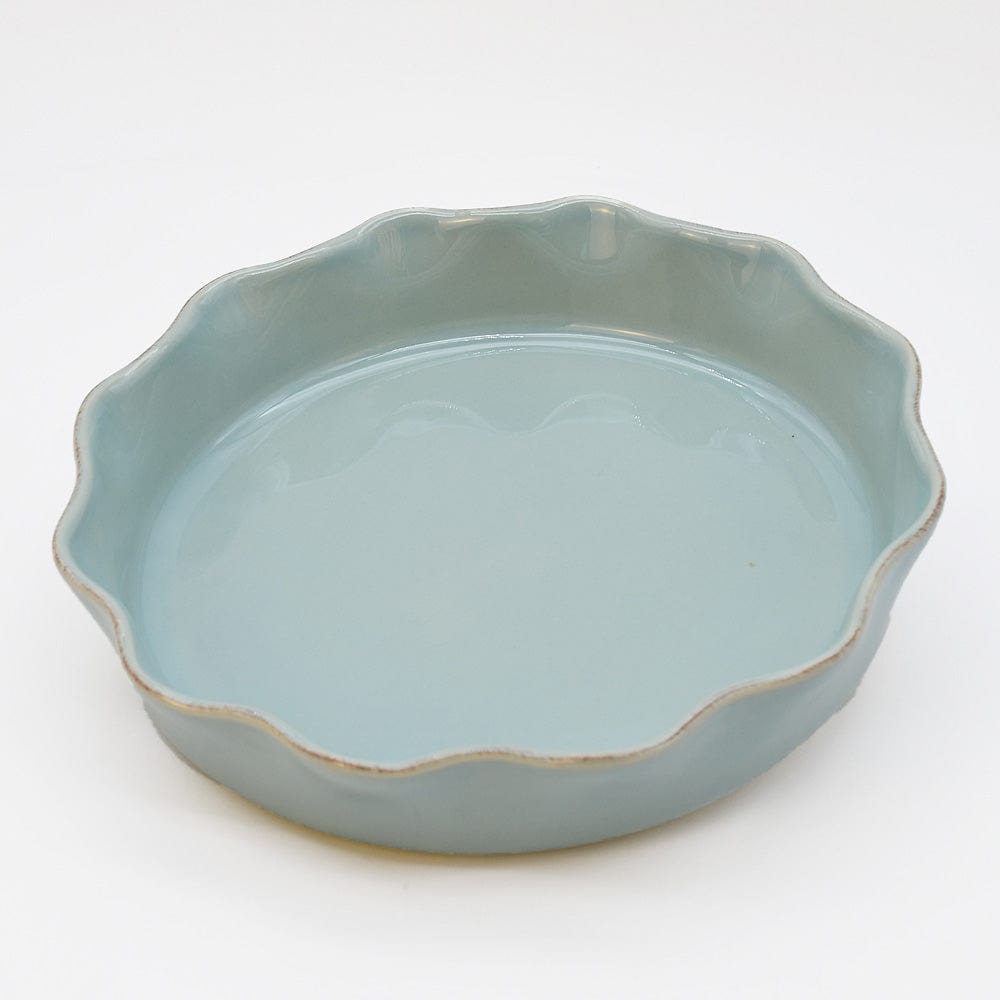 Stoneware Baking Dish with Cork Base - White