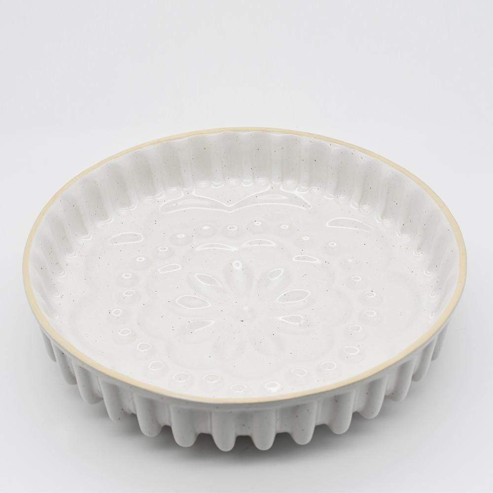 Stoneware pie Mold - 10.6'' - Luisa Paixao | USA