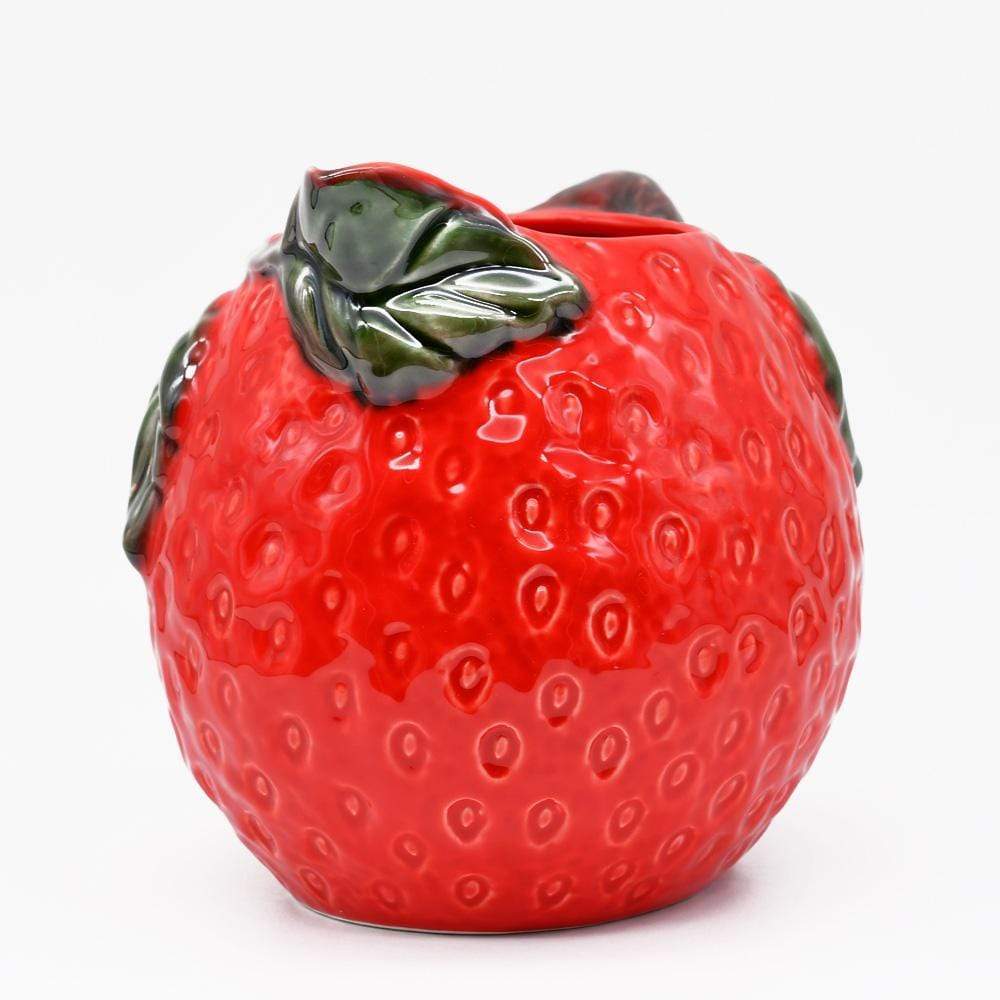Strawberry-shaped Ceramic Pitcher