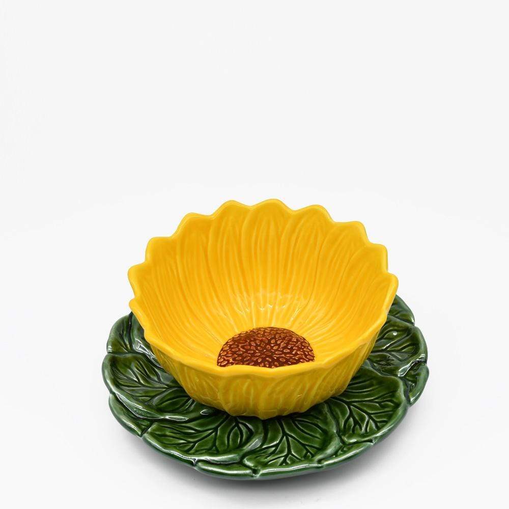 Large cup in the shape of a sunflower I Portuguese dishes – Luisa
